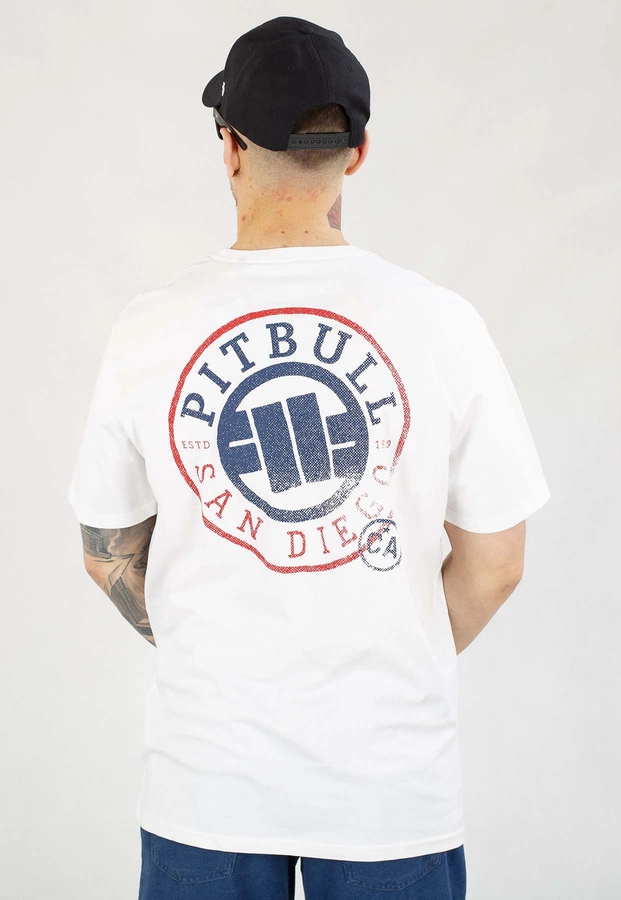 T-shirt Pit Bull SD Stamp 170 white