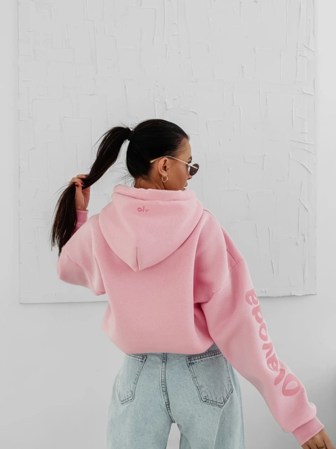 Bluza Olavoga Z Kapturem Pure Comfort różowa