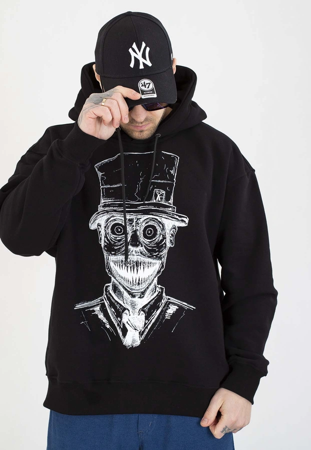 Bluza Demonologia Z Kapturem Kapelusznik czarna