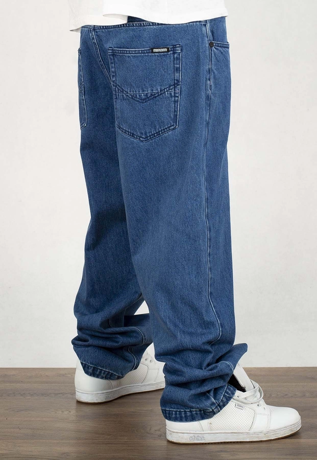 Spodnie Mass Jeans Baggy Fit Slang blue