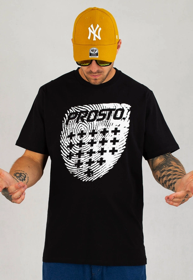 T-shirt Prosto Finger czarny