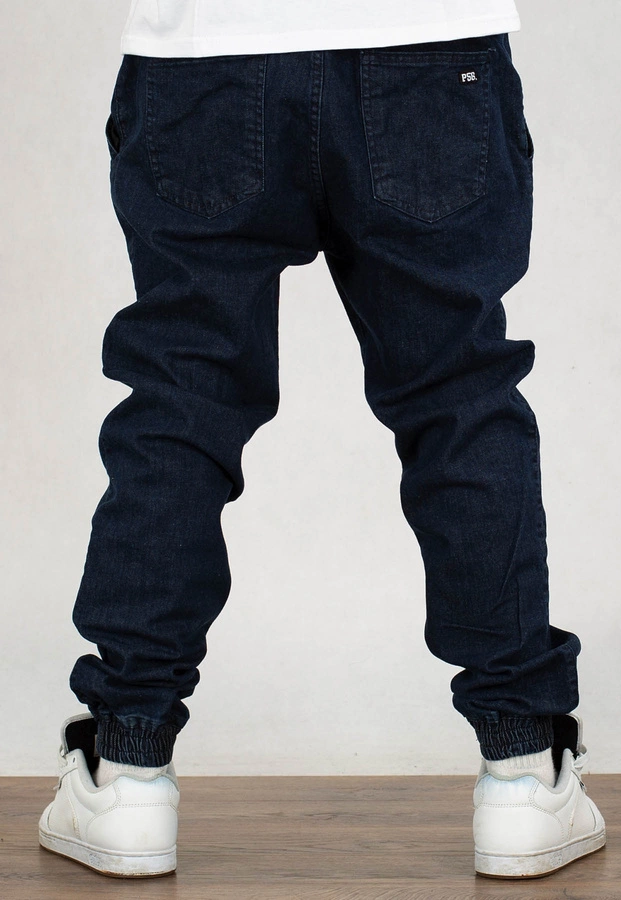 Spodnie Dudek P56 Jogger Jeans AMH granatowe