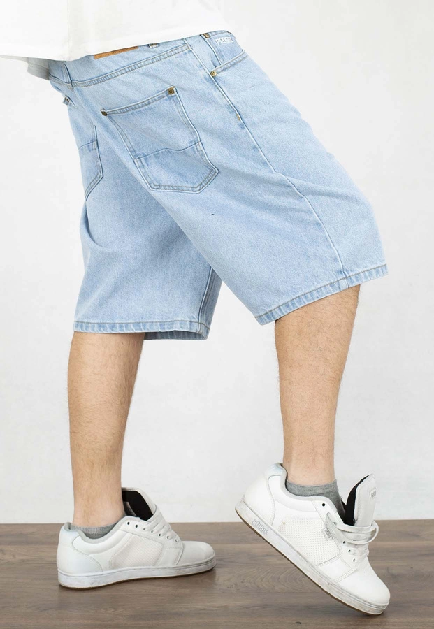 Spodenki Prosto Baggy Shizzo light blue