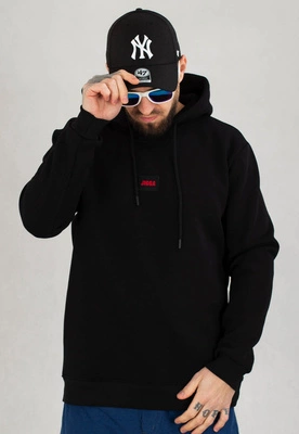 Bluza Jigga Wear Z Kapturem Badge czarna