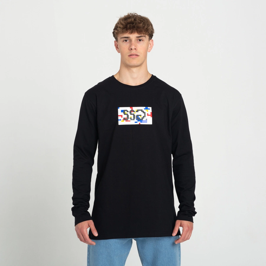 Longsleeve SSG Pixel Lego czarny