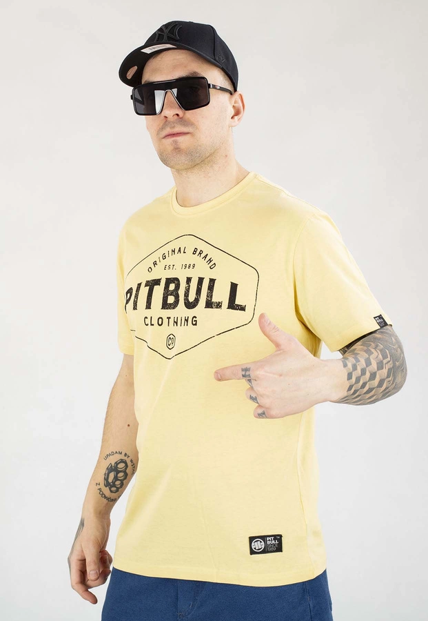 T-shirt Pit Bull Ultra Light Pitbull Co. żółty