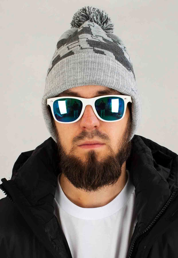 Czapka Prosto Zimowa Snowmzy szara