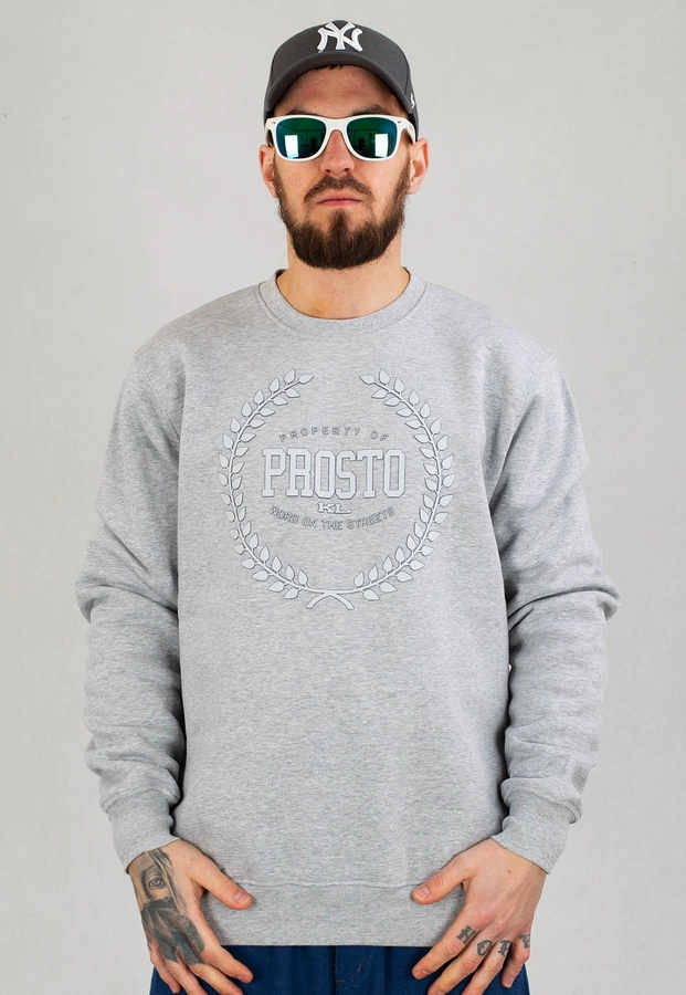 Bluza Prosto Crewneck Property szara