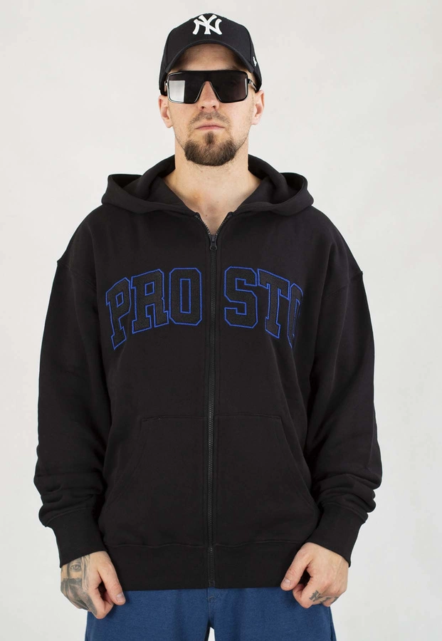 Bluza Prosto Z kapturem ZIP Axel czarna
