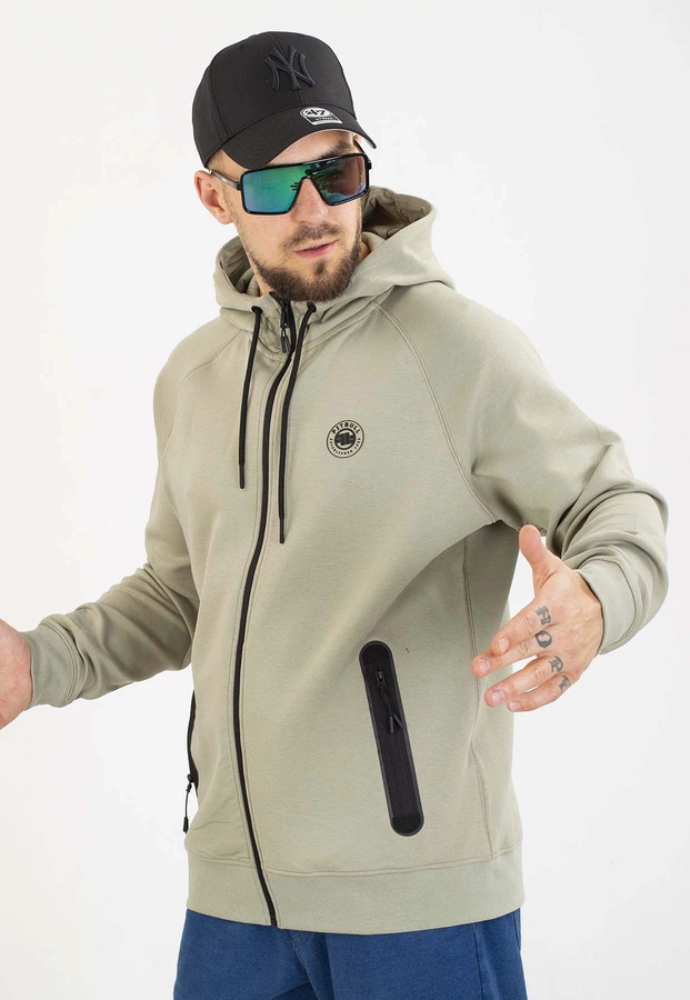 Bluza Pit Bull Z Kapturem ZIP Dogwood grey harbour