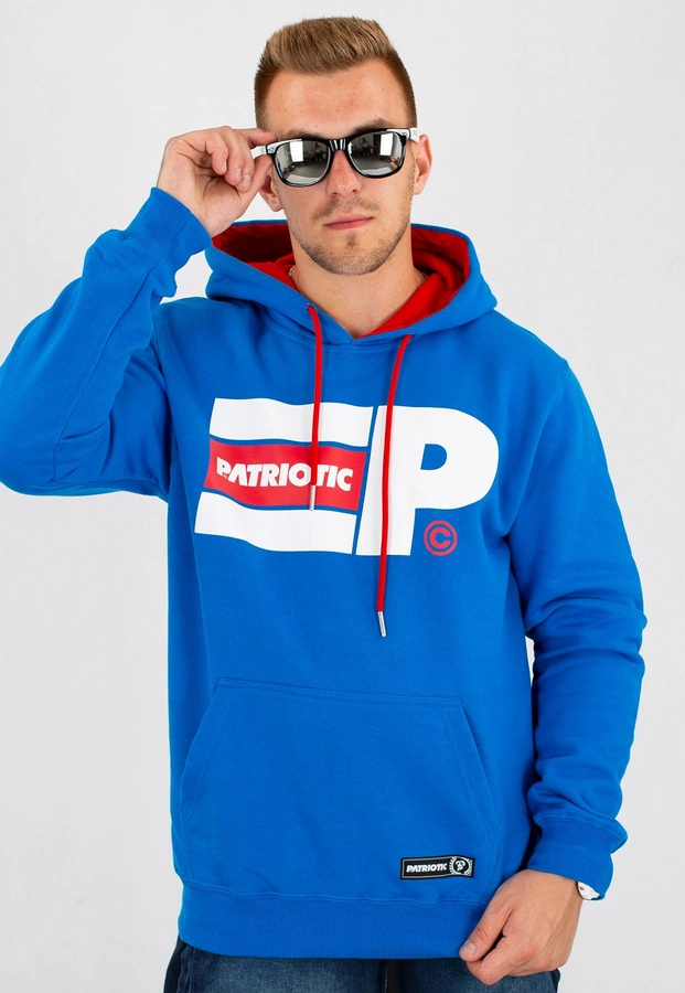 Bluza Patriotic P Big Flag niebieska