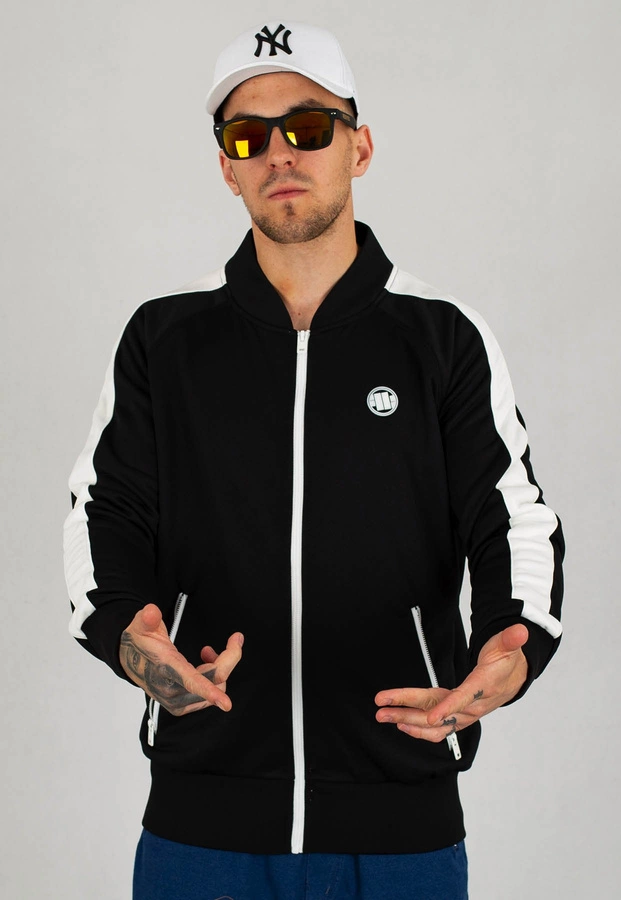 Bluza Pit Bull Oldschool ZIP Raglan czarna