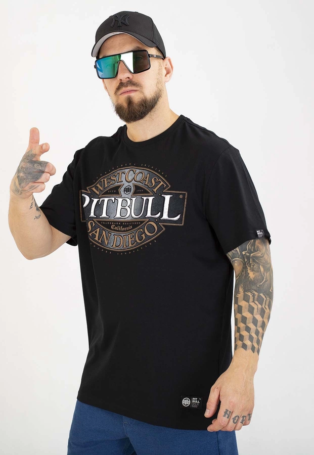 T-shirt Pit Bull Tommy Gun czarny