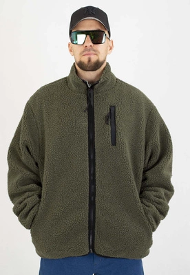 Kurtka Prosto Dwustronna Reverse Sherpa oliwkowa