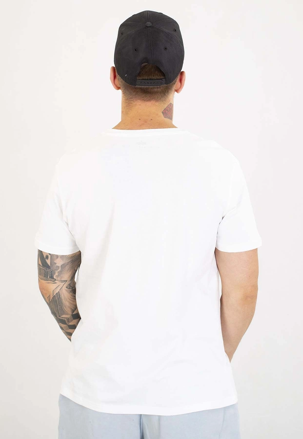 T-shirt Alpha Industries Basic 100501 biało czarny