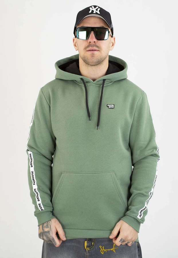 Bluza Patriotic Z Kapturem CLS App Tape zielona