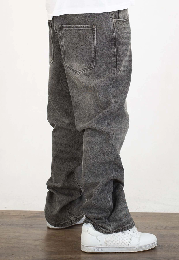 Spodnie Prosto Baggy Tarmac jasne szare