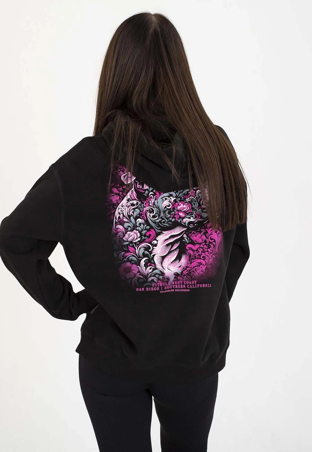 Bluza Pit Bull Z Kapturem Oversize Tattoo czarna