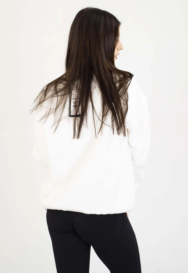 Bluza Pit Bull Bez Kaptura Oversize Fiora white