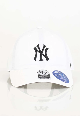 Czapka 47 Brand MLB New York Yankees brrr ’47 CLEAN UP B-BRRRC17BBU-WH
