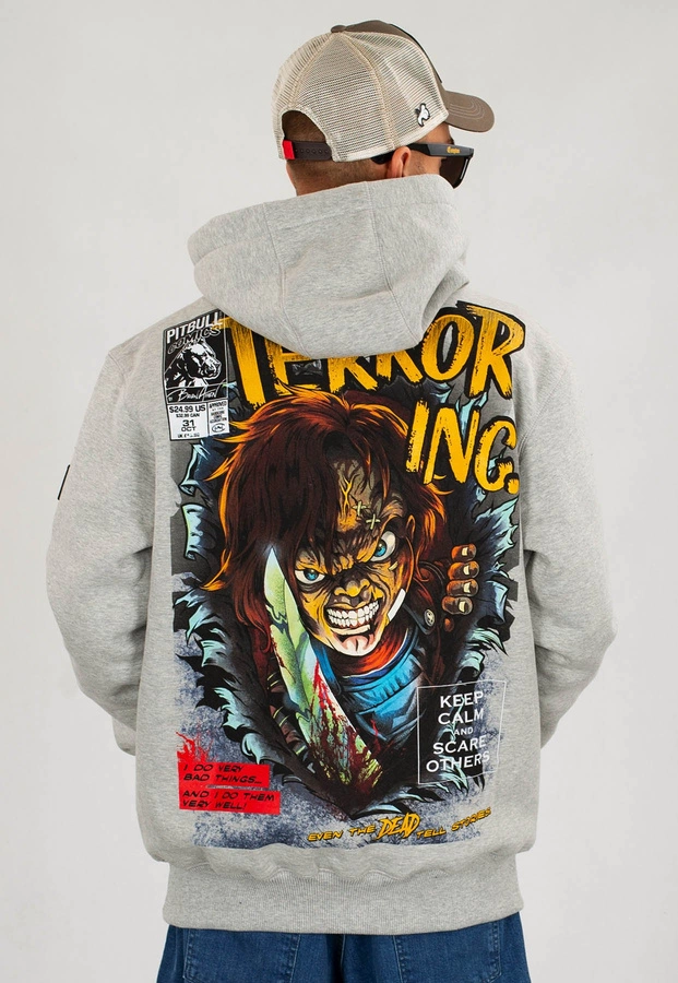 Bluza Pit Bull Scare szara