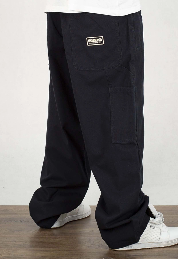 Spodnie Mass Pants Extra Baggy Fit Worker granatowe