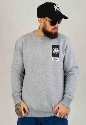 Bluza Diil Bez Kaptura Block szara