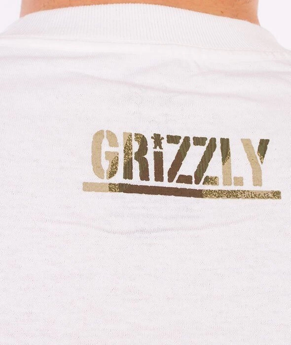 Grizzly-Sycamore Box Logo T-Shirt White