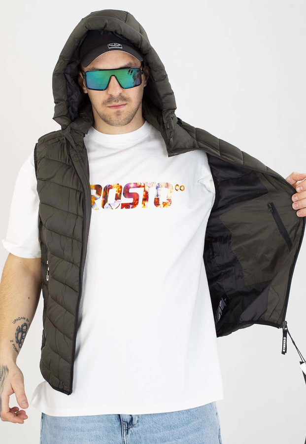 Bezrękawnik I8 Denim Z Kapturem khaki