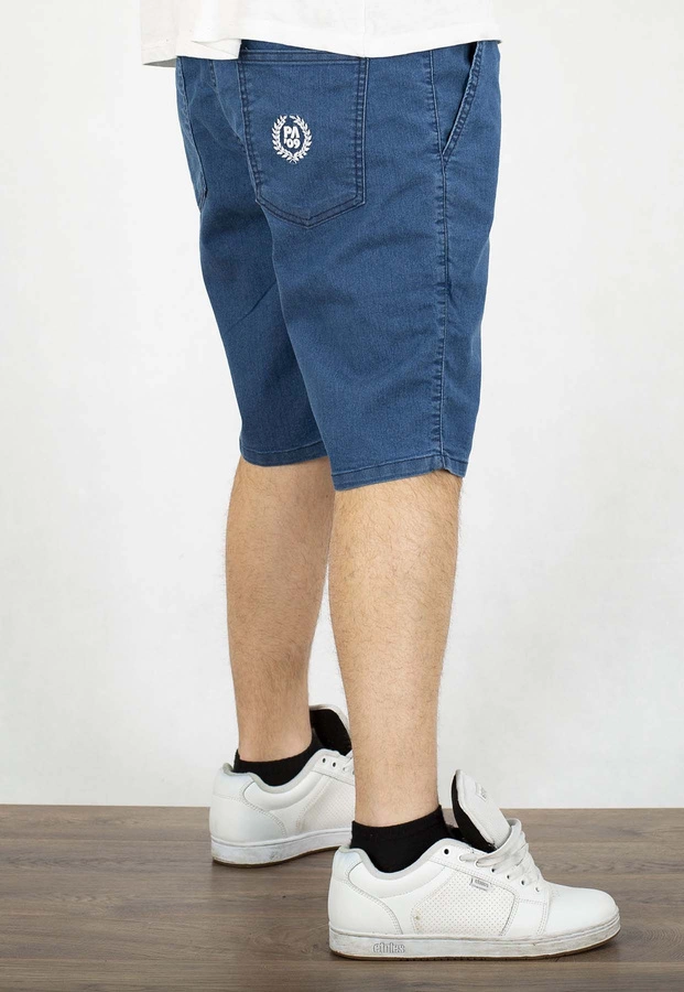 Spodenki Patriotic Jeans Laur ciemno niebieskie