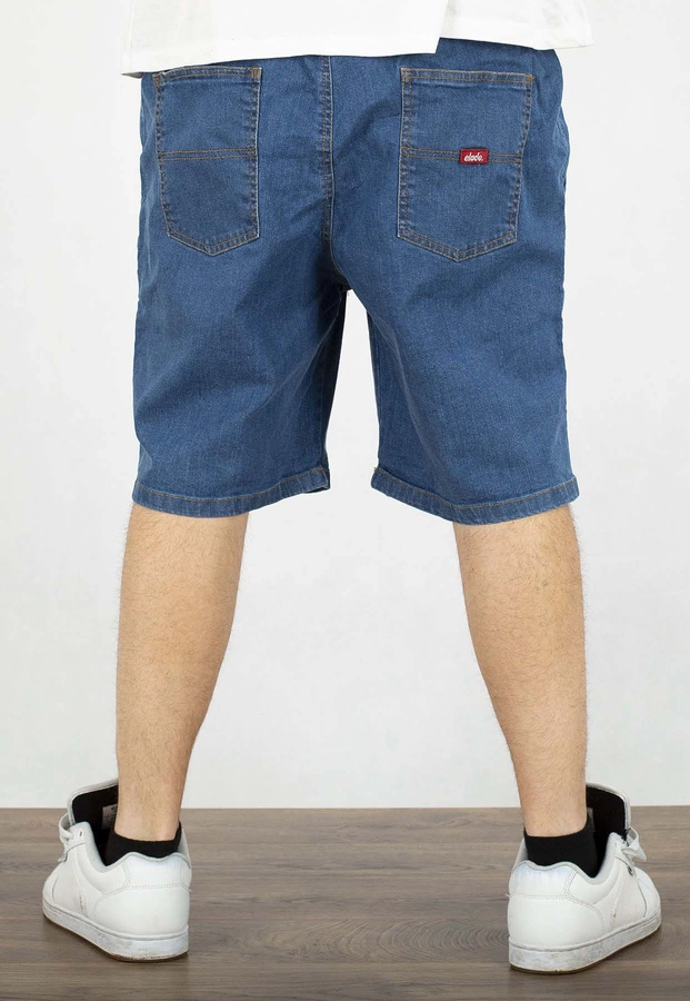 Spodenki Elade Patch niebieskie jeans
