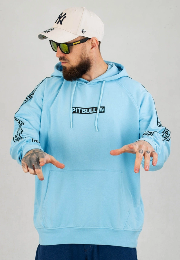Bluza Pit Bull Hooded Rodrigo jasno niebieska