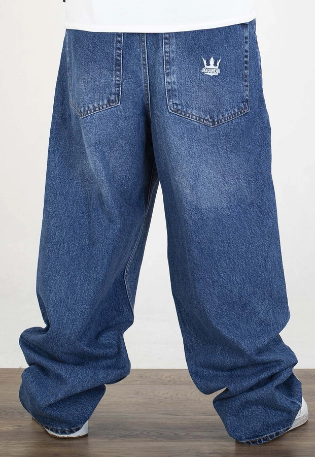 Spodnie Jigga Wear Crown Super Baggy Jeans blue