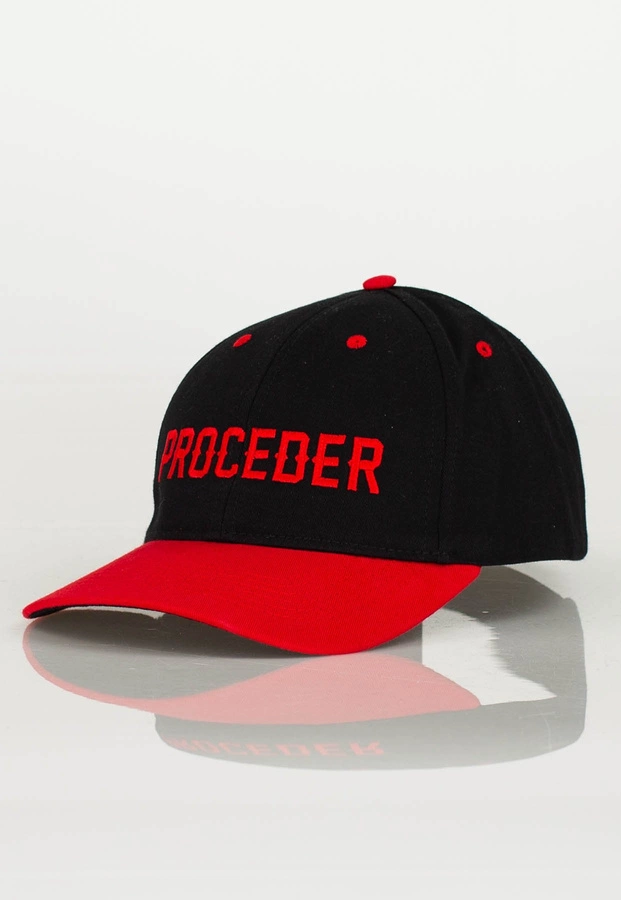 Czapka Snapback Chada Proceder 19 czarno czerwona