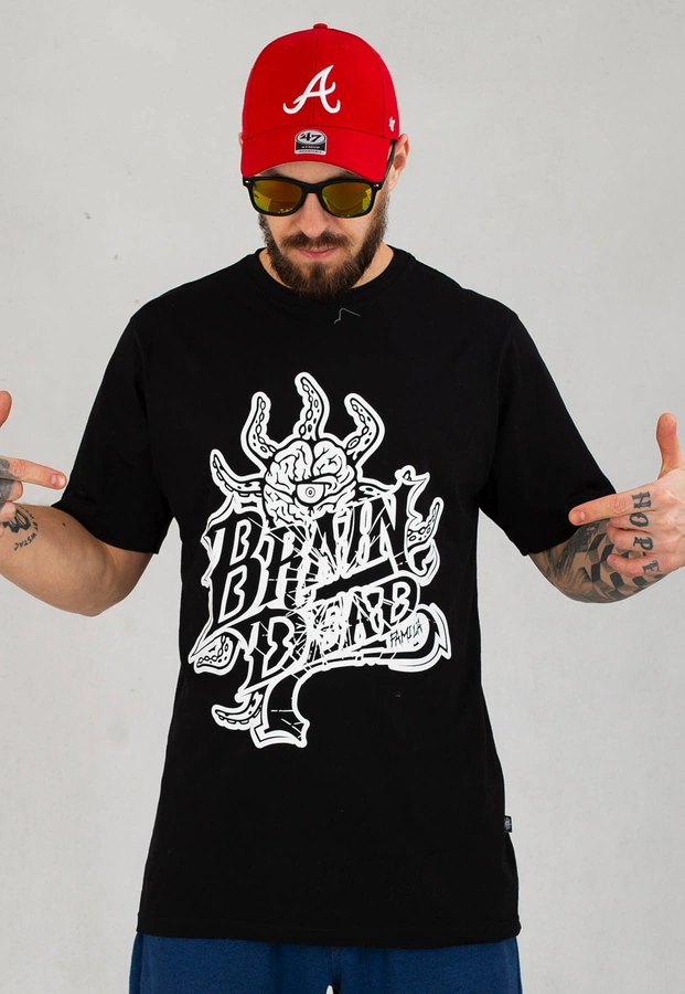 T-shirt Brain Dead Familia Occult czarny