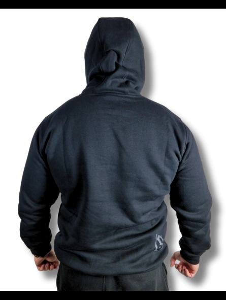 Bluza Ciemna Strefa Z Kapturem Gotyk Graffiti czarna