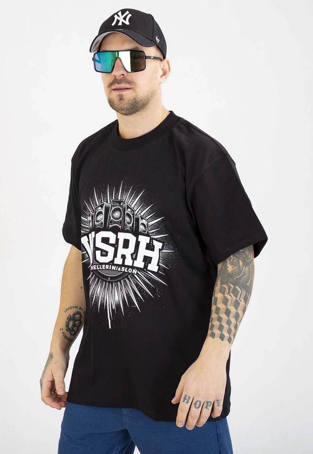 T-shirt WSRH Słońce czarny
