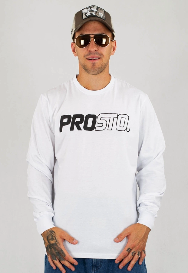 Longsleeve Prosto Jing biały