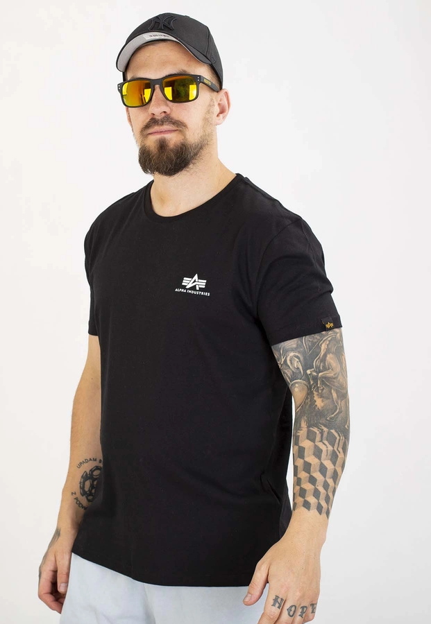 T-shirt Alpha Industries Back Print 128507 czarny