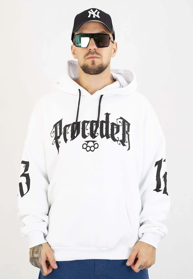 Bluza Chada Z Kapturem Oversize Proceder 1312 biała