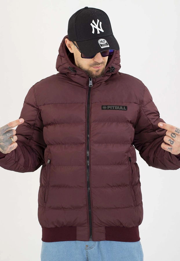 Kurtka Pit Bull Zimowa Dillon burgundy