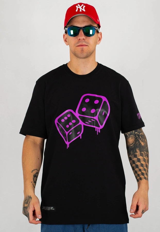 T-shirt Lucky Dice TBWTLD czarny