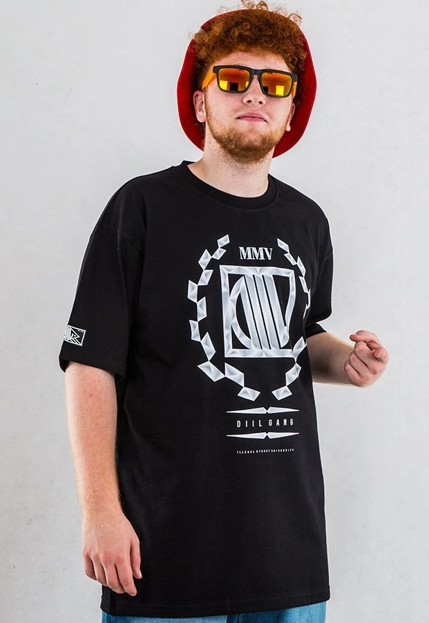 T-shirt Diil Laur Ad czarny