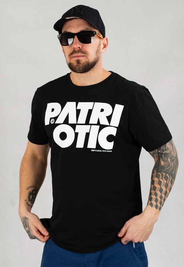 T-shirt Patriotic CLS czarno biały