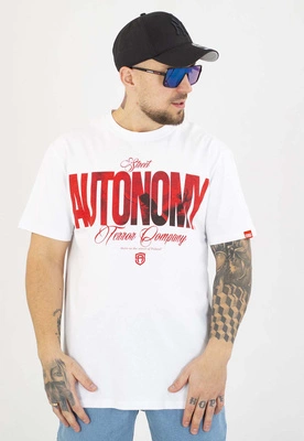 T-shirt Street Autonomy Race biały