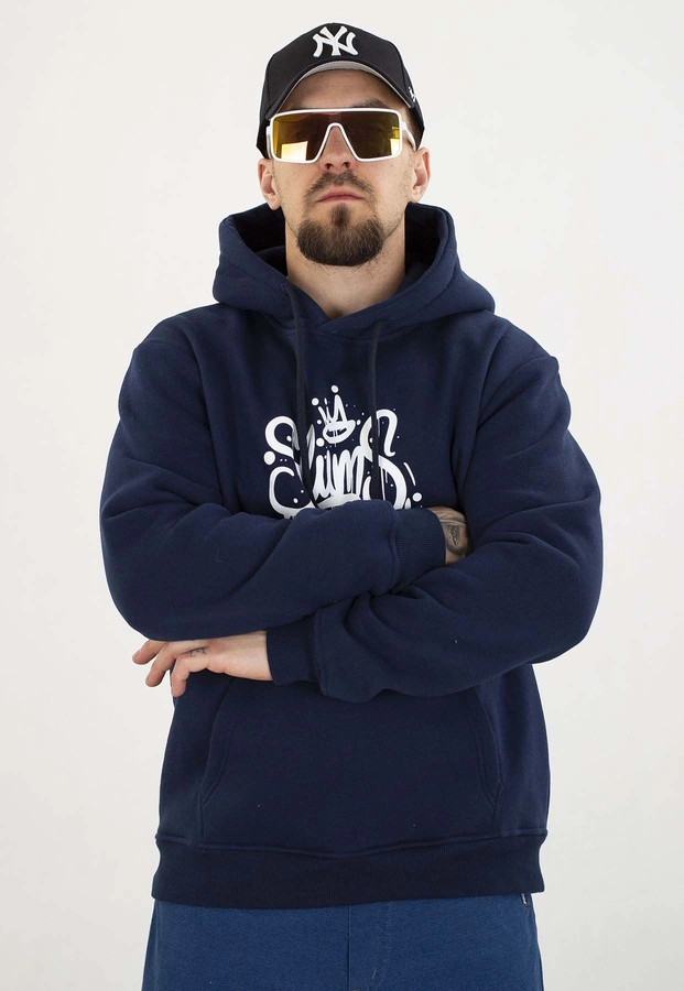 Bluza RPS Rychu Peja Solufka Z Kapturem Korona granatowa