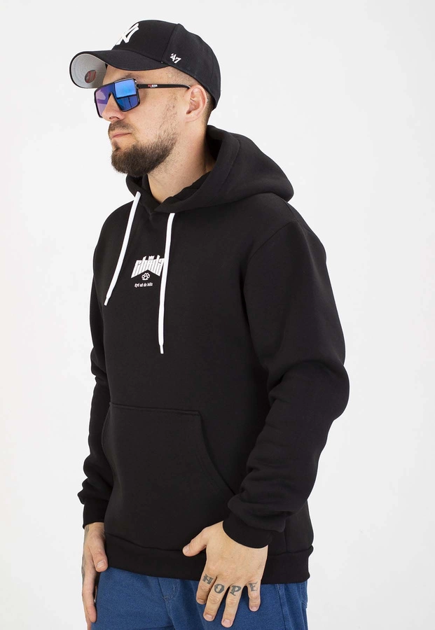 Bluza Chada Z Kapturem Żyj Aż Do Bólu czarna