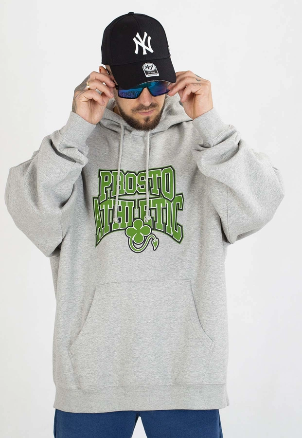 Bluza Prosto Z kapturem Chicago szara