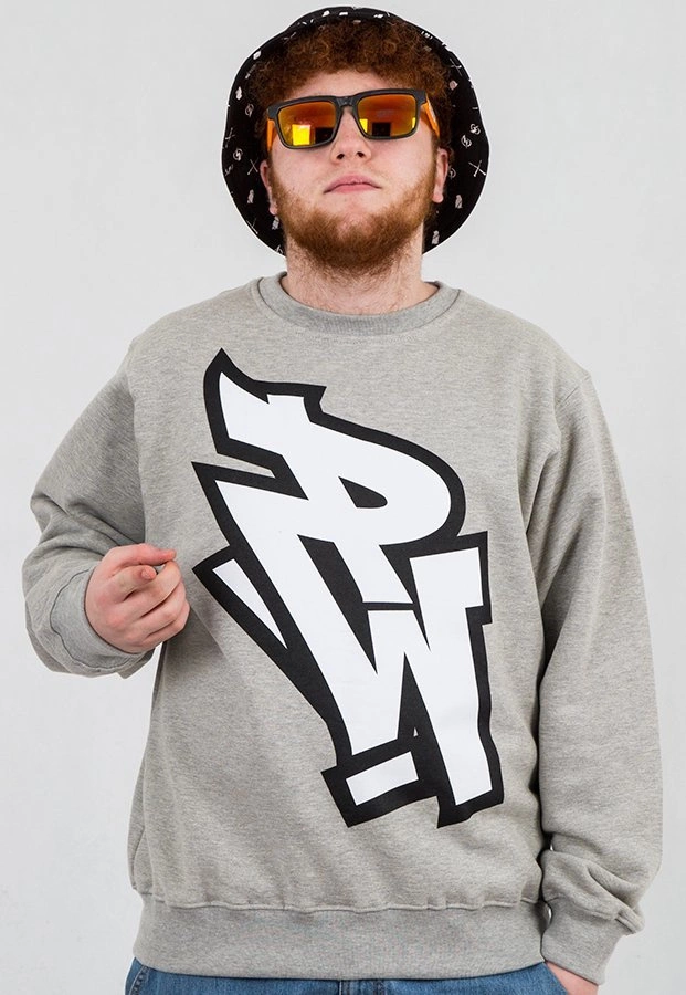 Bluza Polska Wersja PW Logo szara