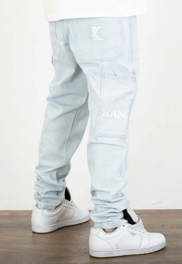 Spodnie Karl Kani KK Retro Tapered Workwear 6000484 bleached blue